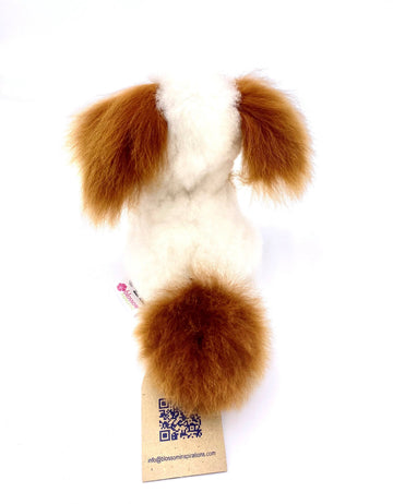 Blossom Inspirations Stuffed Dog Pooch Alpaca Fur Toy